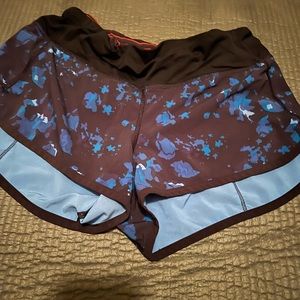 Lululemon swift running shorts